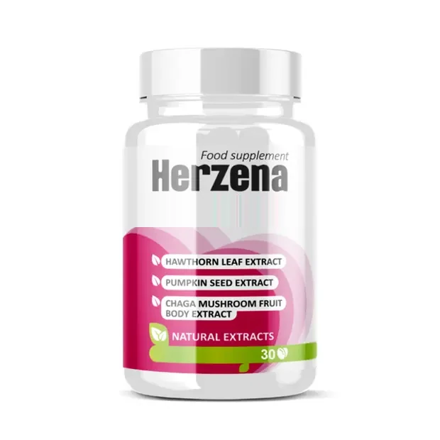 Herzena — flacon blanc à bouchon vissé